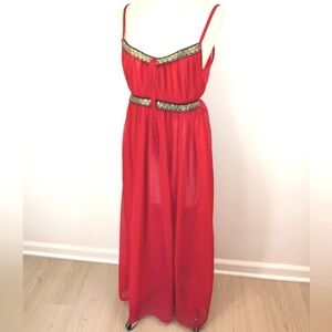 Vintage GMC union made, nylon dressing gown, lingerie, nightgown. Small